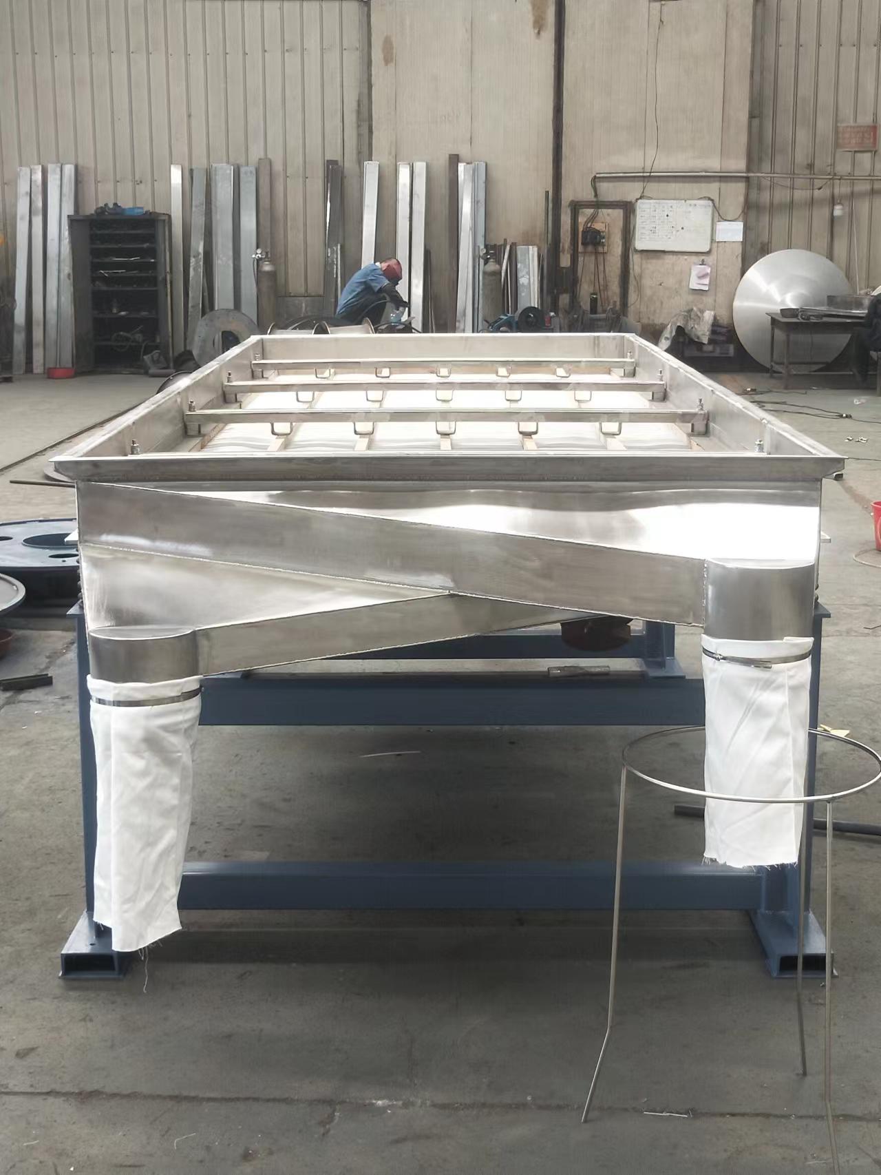 山東賓州客戶在我公司訂購的白糖振動(dòng)篩發(fā)貨通知